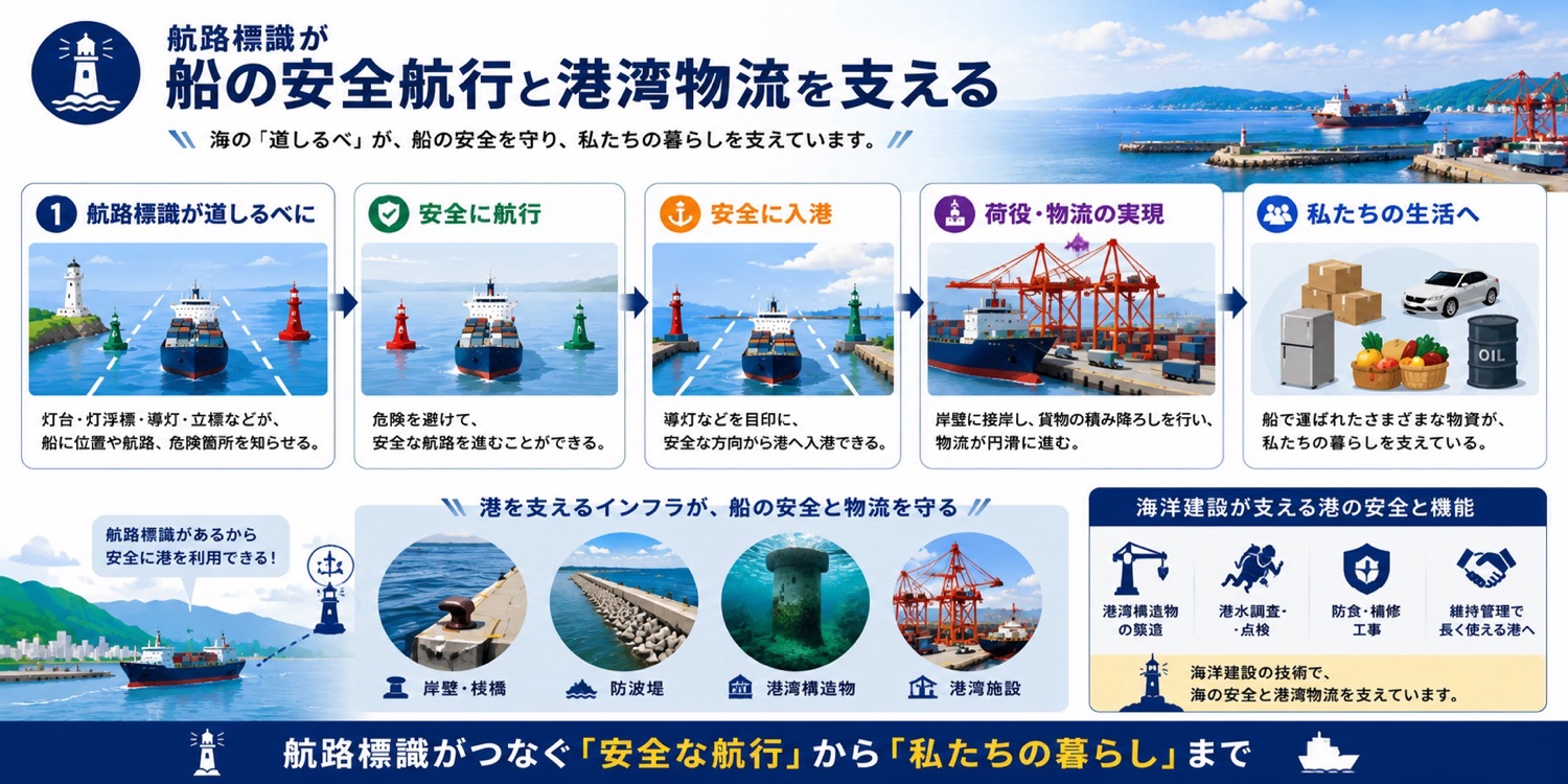 船舶や港湾物流を支える役割