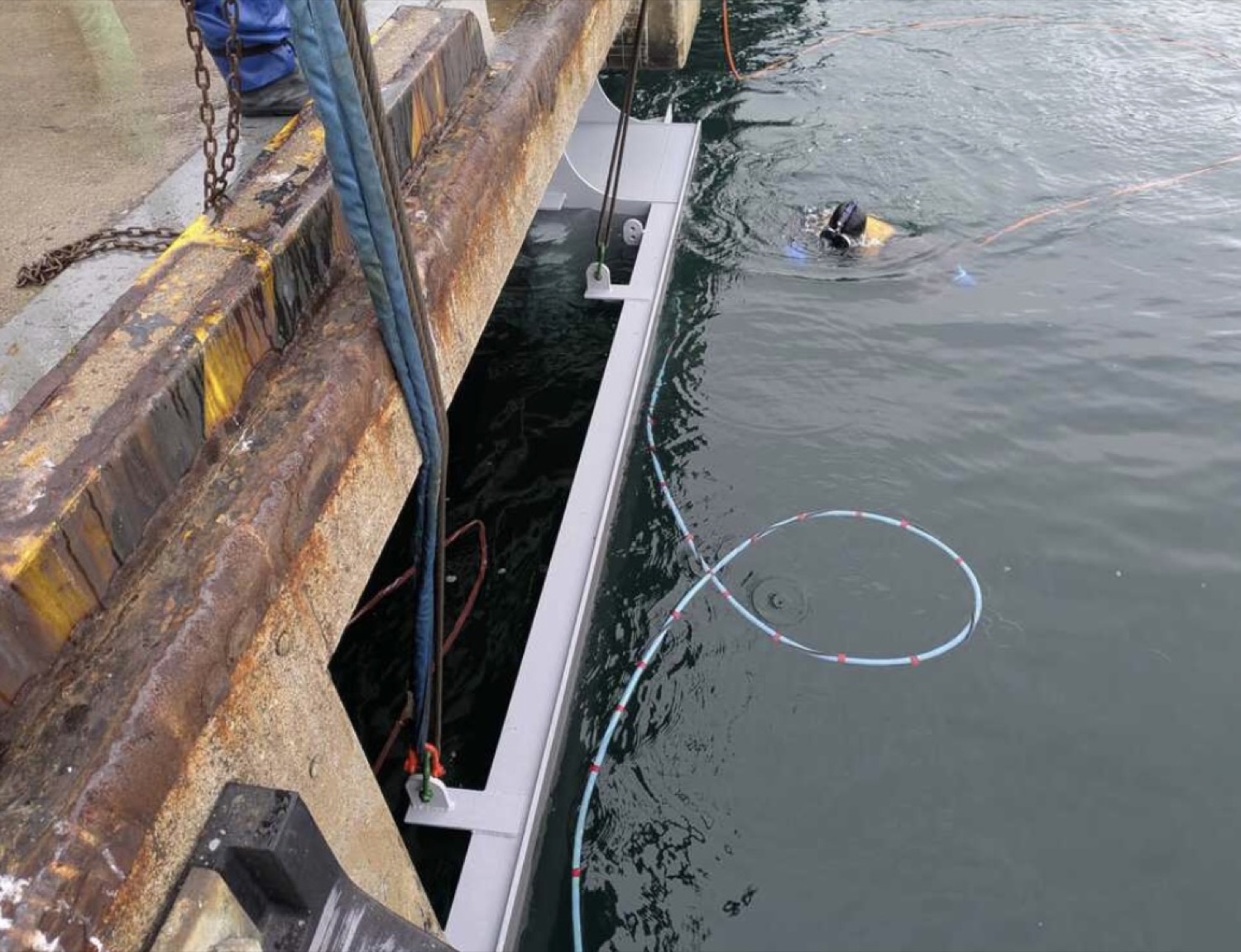 大湊｜港湾構造物を新しく造る工事